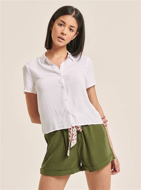 burberry camicia cotone motivi check taschino|Camicia cropped in cotone con motivo Check (Sabbia) .